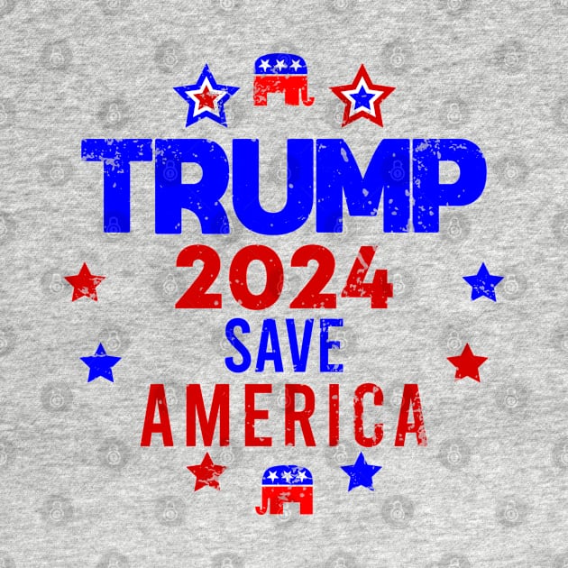 Trump 2024 Save America by Dylante